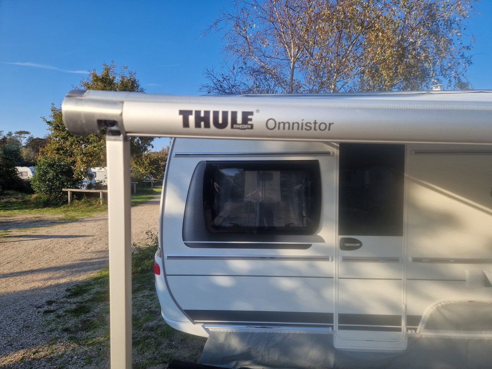 Thule Omnistor Etui Luifel - 350x250cm, Blauw, Ophalen, Gebruikt, Thule