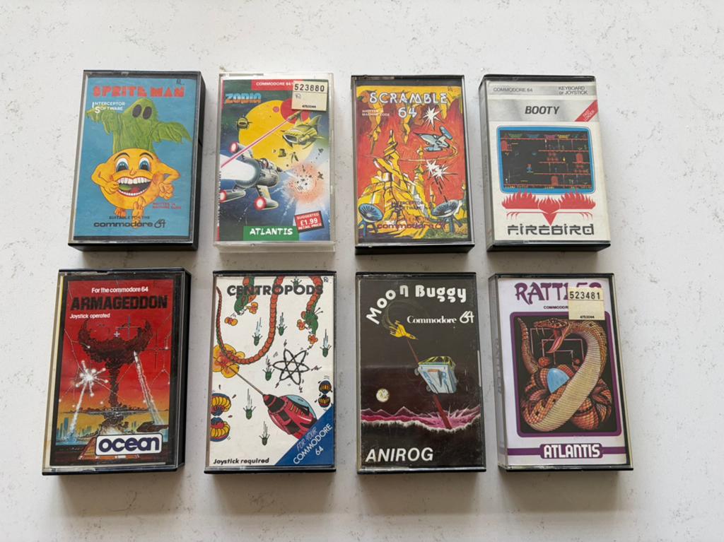 8 originele games voor Commodore 64, Ophalen of Verzenden