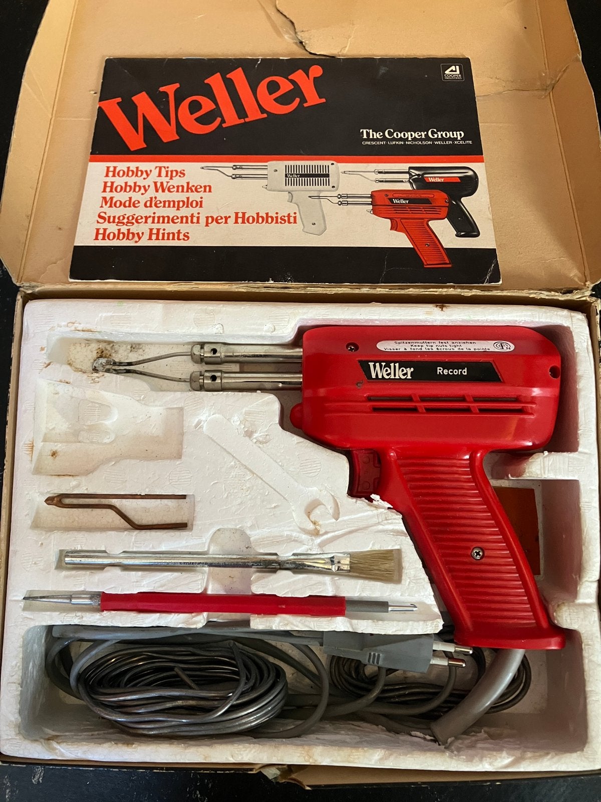 Weller Record soldeerpistool, Doe-het-zelf en Verbouw, Gereedschap | Handgereedschap, Ophalen of Verzenden, Gebruikt, Overige typen