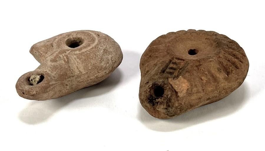 1218. Romeins terracotta olielampen – 2e-4e eeuw n. Chr., Antiek en Kunst, Ophalen of Verzenden