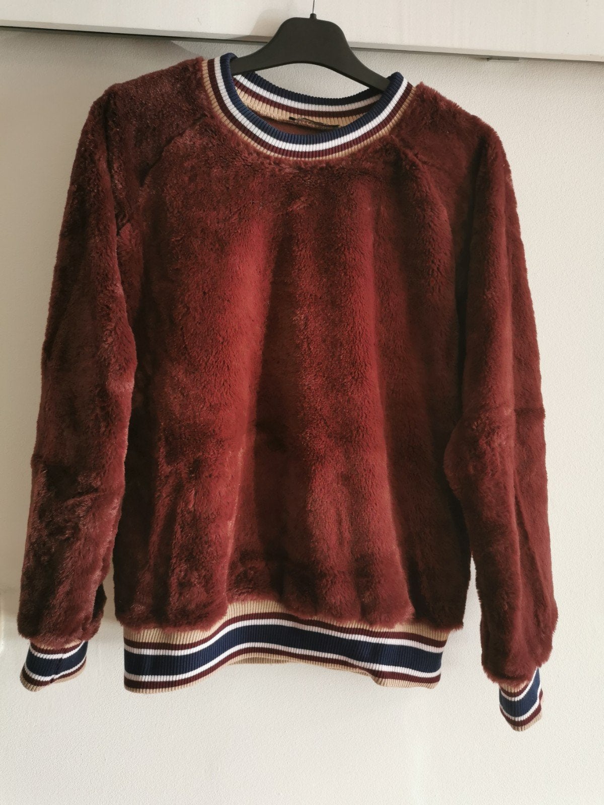 ZARA nepbont sweater mt. M, Maat 38/40 (M), Verzenden, Zara, Zo goed als nieuw