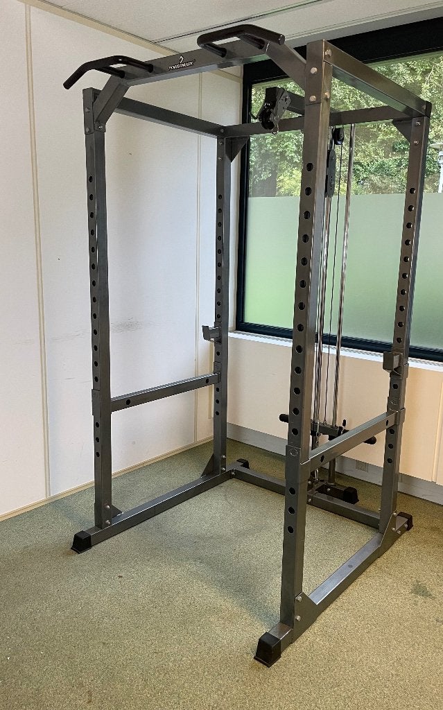 PowerMark Power Rack / Power Cage met kabelstation & pull-up, Ophalen, Gebruikt, Krachtstation