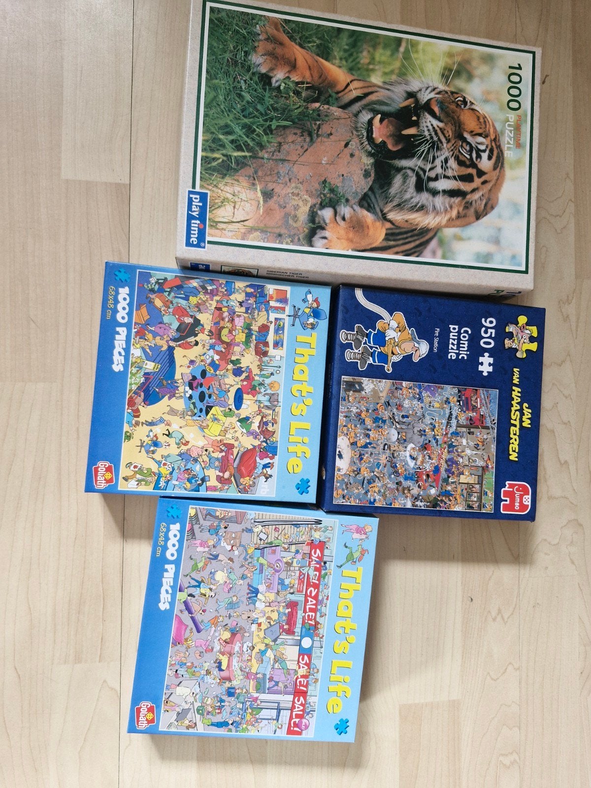 Puzzels, Ophalen, 500 t/m 1500 stukjes, Gebruikt, Legpuzzel