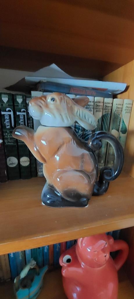 Vintage Konijn Theepot - Uniek en Decoratief, Ophalen of Verzenden