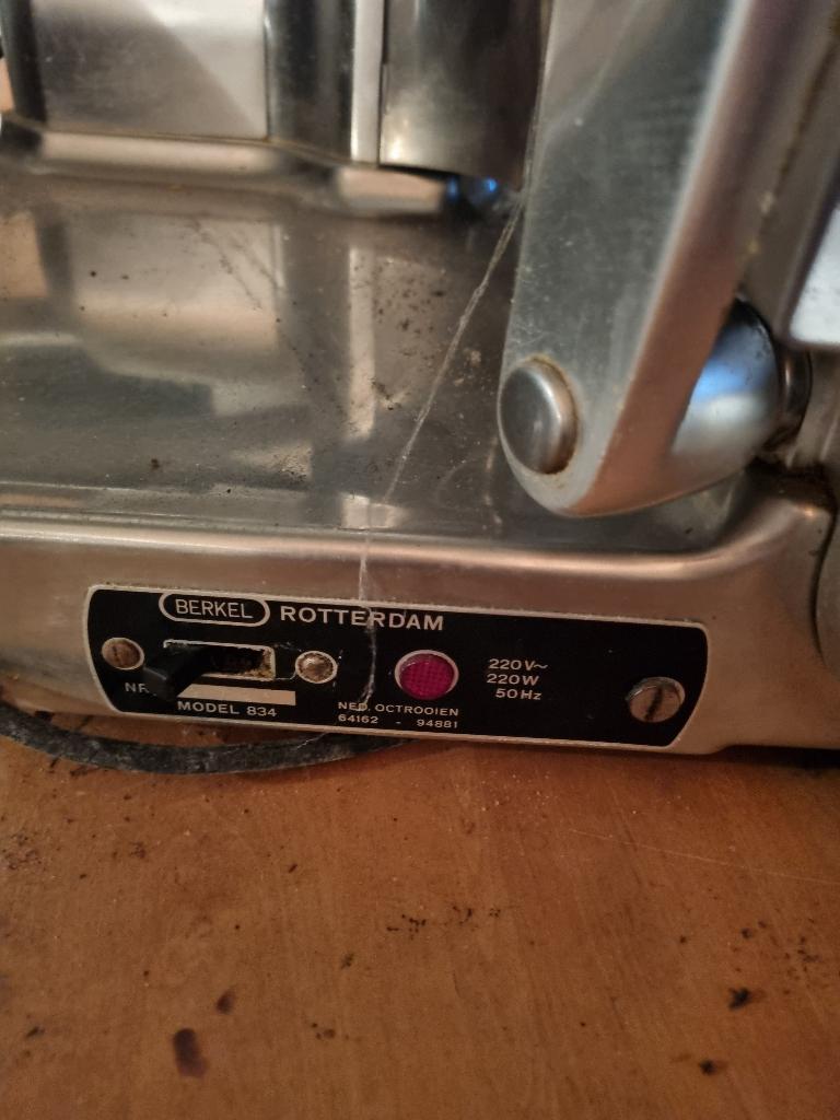 Snijmachine  berkel, Ophalen of Verzenden, Gebruikt