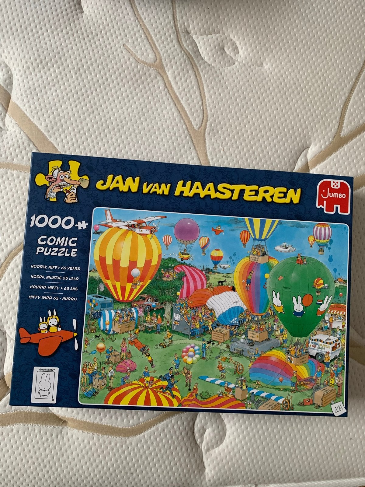 Jan van Haasteren Comic Puzzel - Nijntje 65 Jaar - 1000 stu, Ophalen of Verzenden, 500 t/m 1500 stukjes, Zo goed als nieuw, Legpuzzel