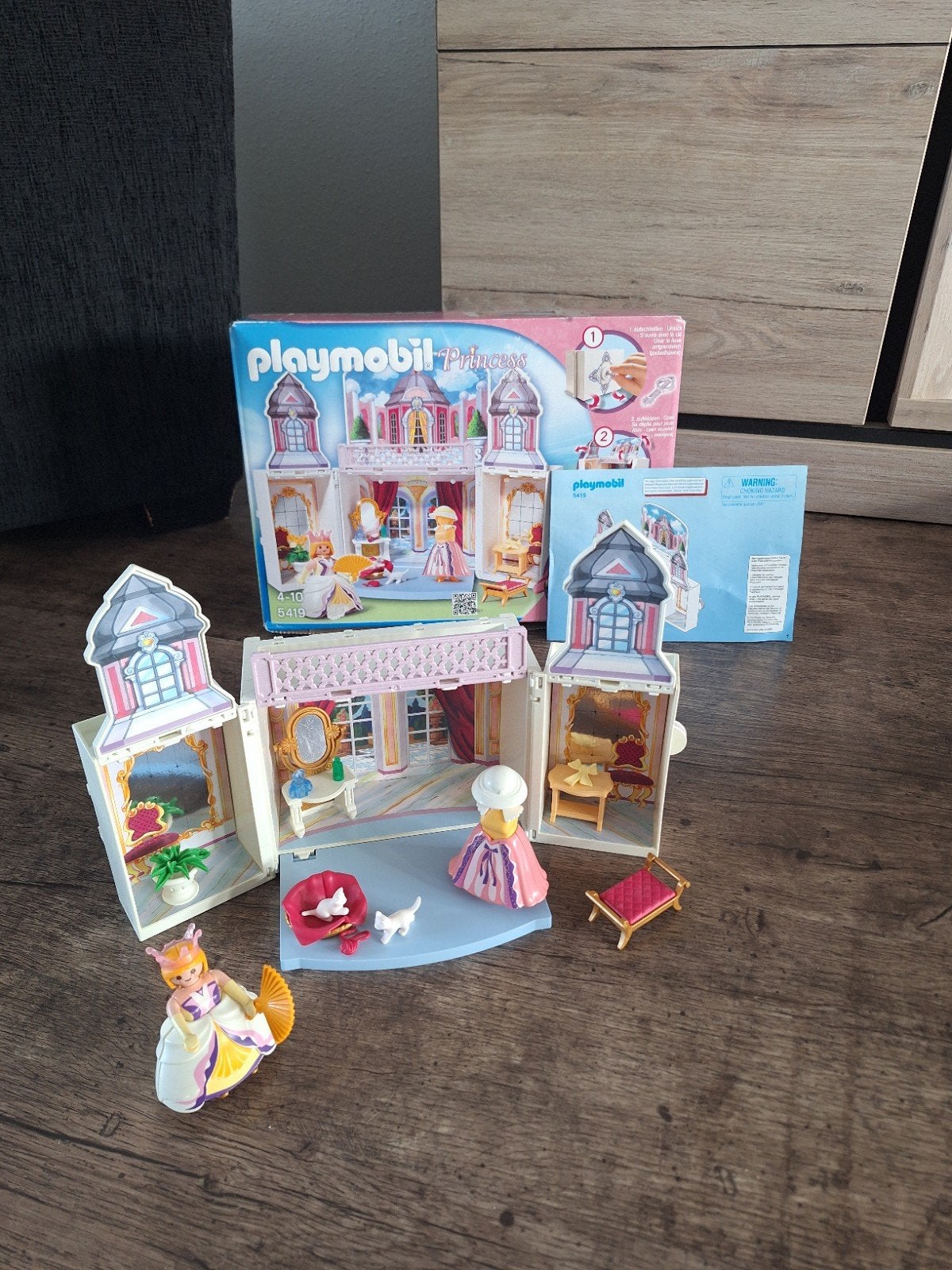 Playmobil Princess 5419 Prinsessenkasteel met accessoires, Gebruikt, Gebouw, Complete set, Ophalen of Verzenden