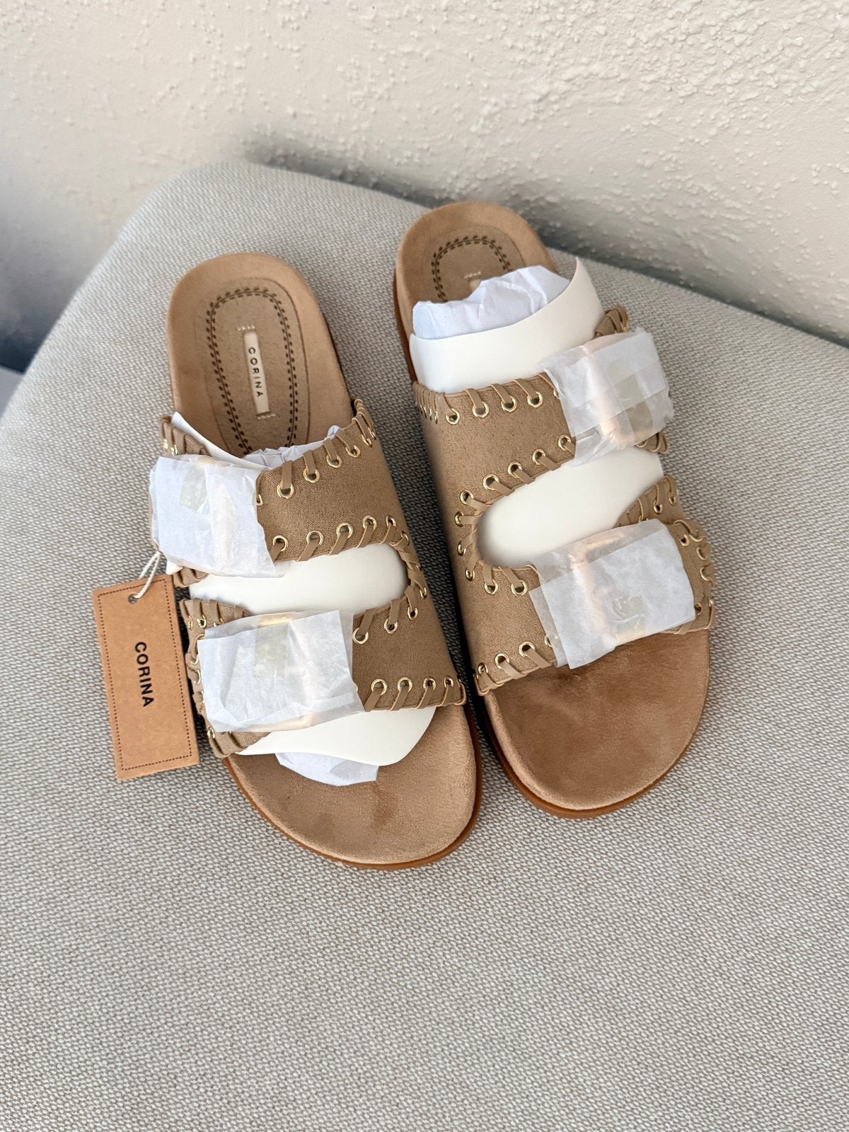 Corina | Sandalen / Slippers Ibiza style | Maat 39, Ophalen of Verzenden, Nieuw, Sandalen of Muiltjes
