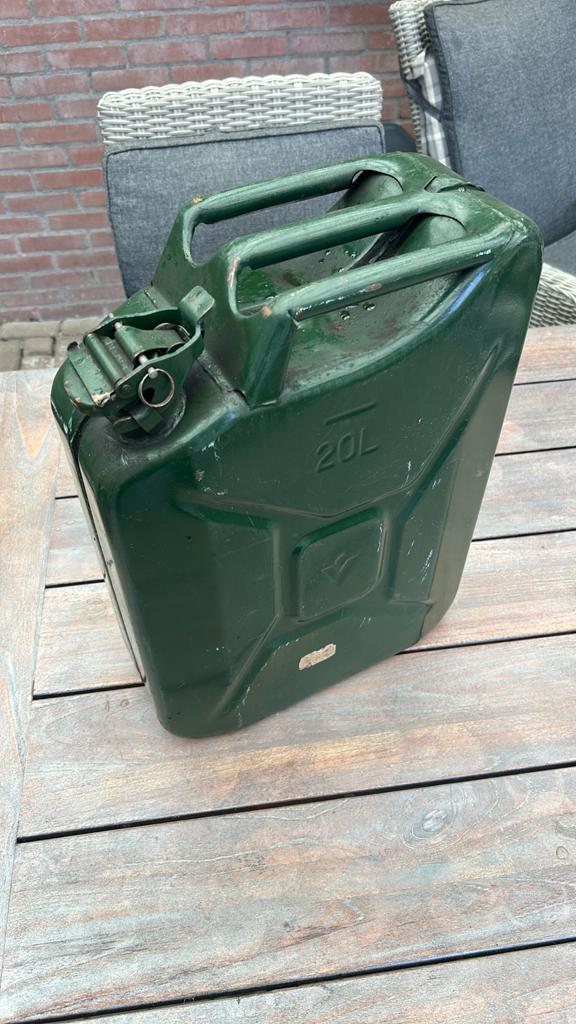 Metalen Jerrycan 20L, Ophalen, Gebruikt, Universele onderdelen