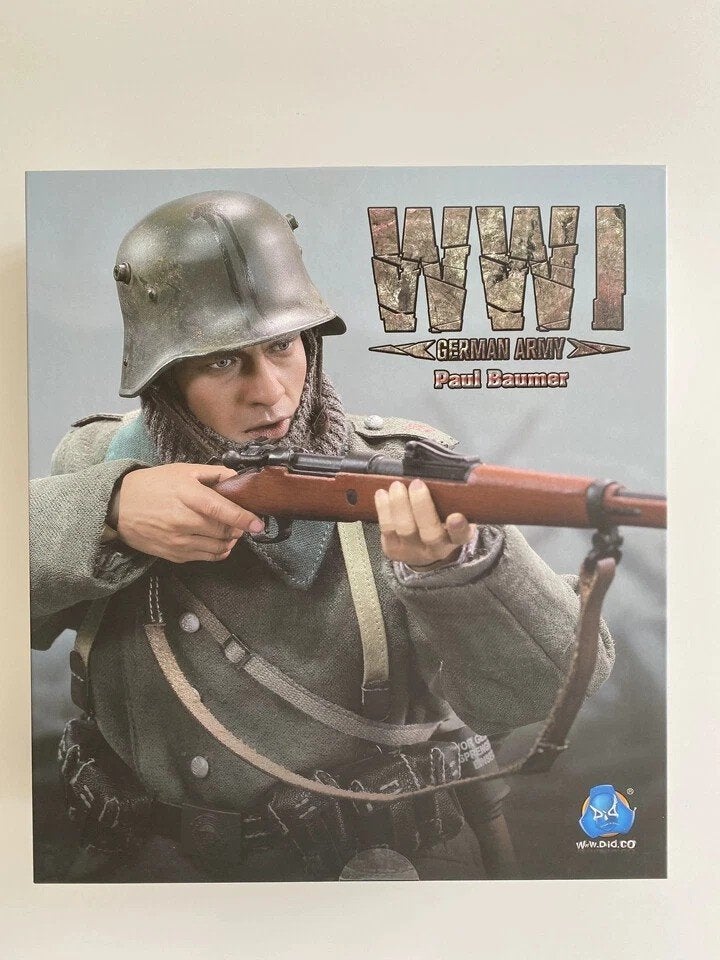 Duitse 1/6e schaal WWI soldaat !, Verzenden, Landmacht, Duitsland, Miniatuur of Beeldje