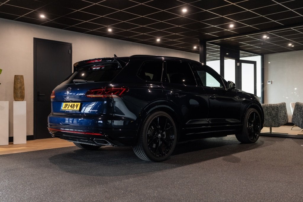 Volkswagen Touareg 3.0 TSi 4M R (bj 2021, automaat), Auto's, Volkswagen, 12 maanden, Gebruikt, 2995 cc, Blauw