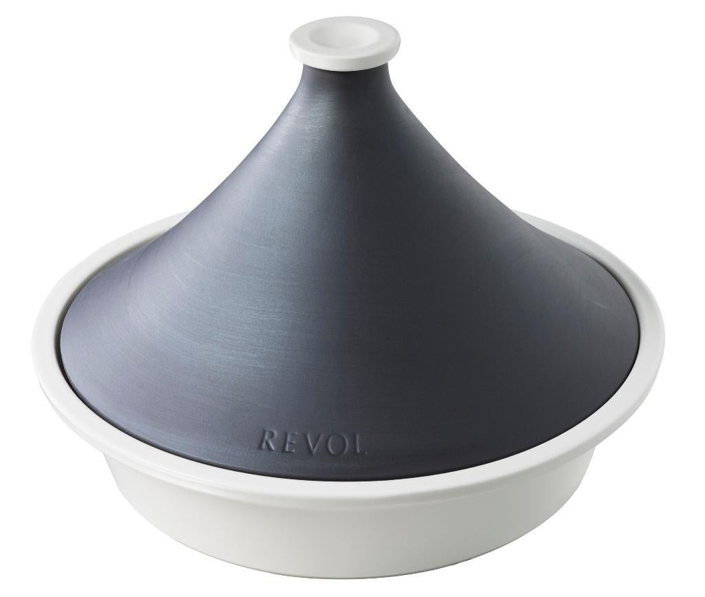 Nieuw | Revolution Tajine 32 cm zwart-wit matte uitvoering, Huis en Inrichting, Ophalen, Overige materialen, Overige typen, Nieuw