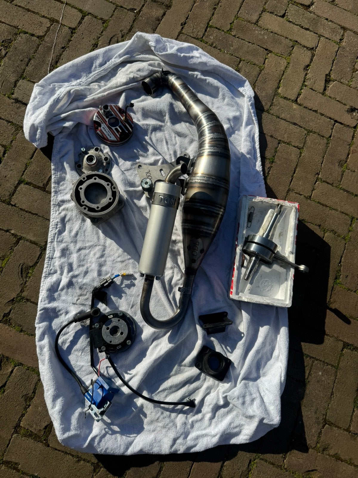 94cc onderdelen, Ophalen, Zo goed als nieuw, Blok, Piaggio