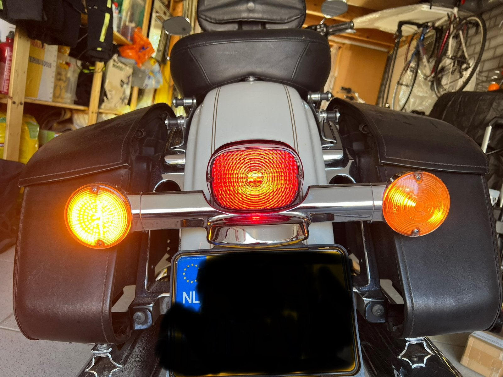 Road king knipperlichten top set, Motoren, Onderdelen | Harley-Davidson, Ophalen of Verzenden, Gebruikt