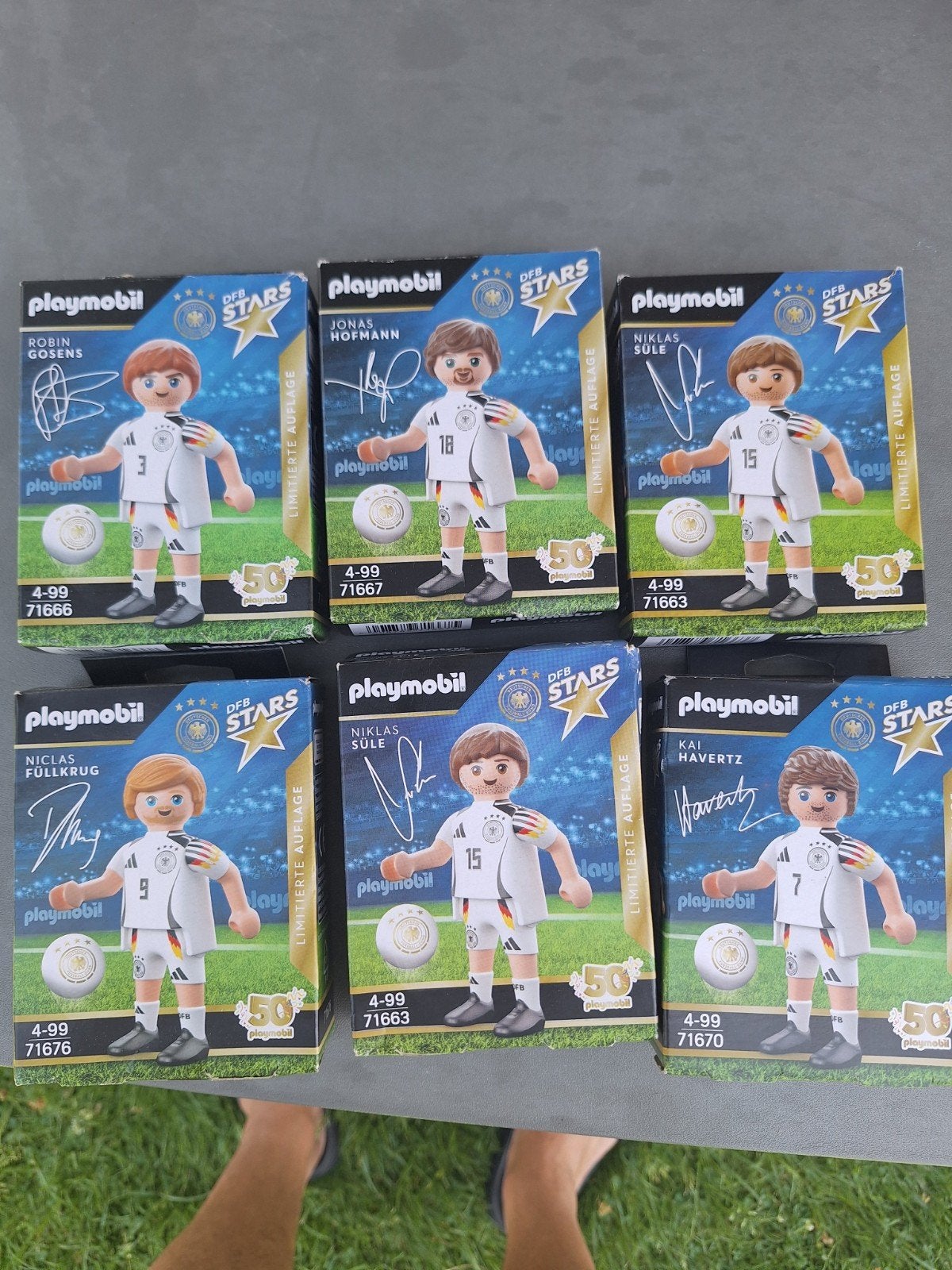 Playmobil DFB Stars Limited Edition - Duitse  Spelers ek2024, Kinderen en Baby's, Ophalen of Verzenden, Nieuw