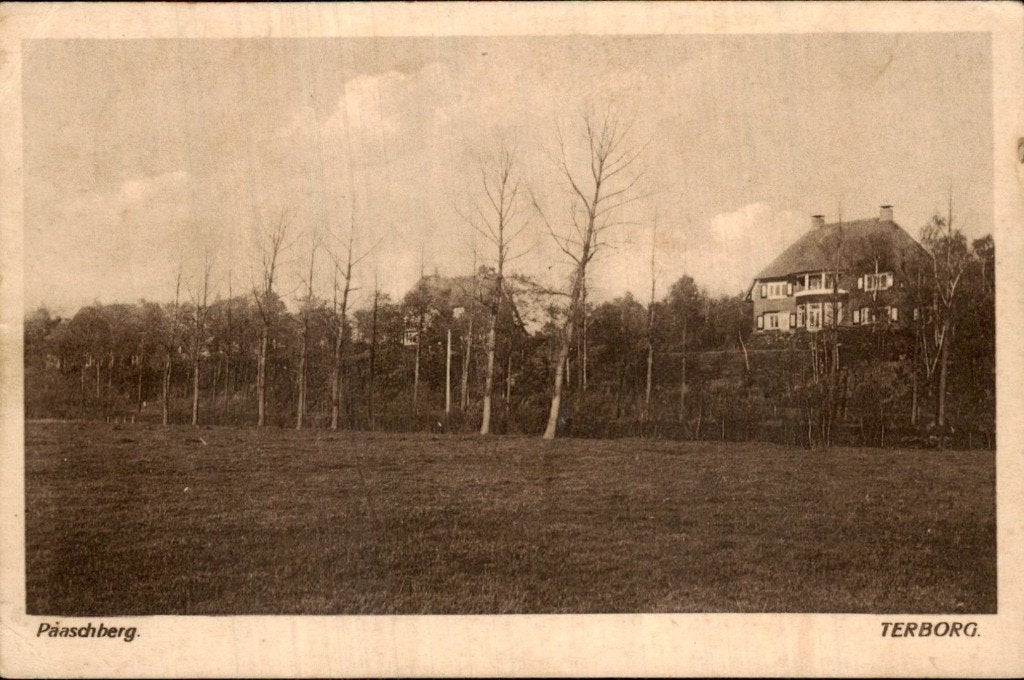 Terborg - Paaschberg - Huis, Ophalen of Verzenden, 1920 tot 1940, Gelopen, Gelderland