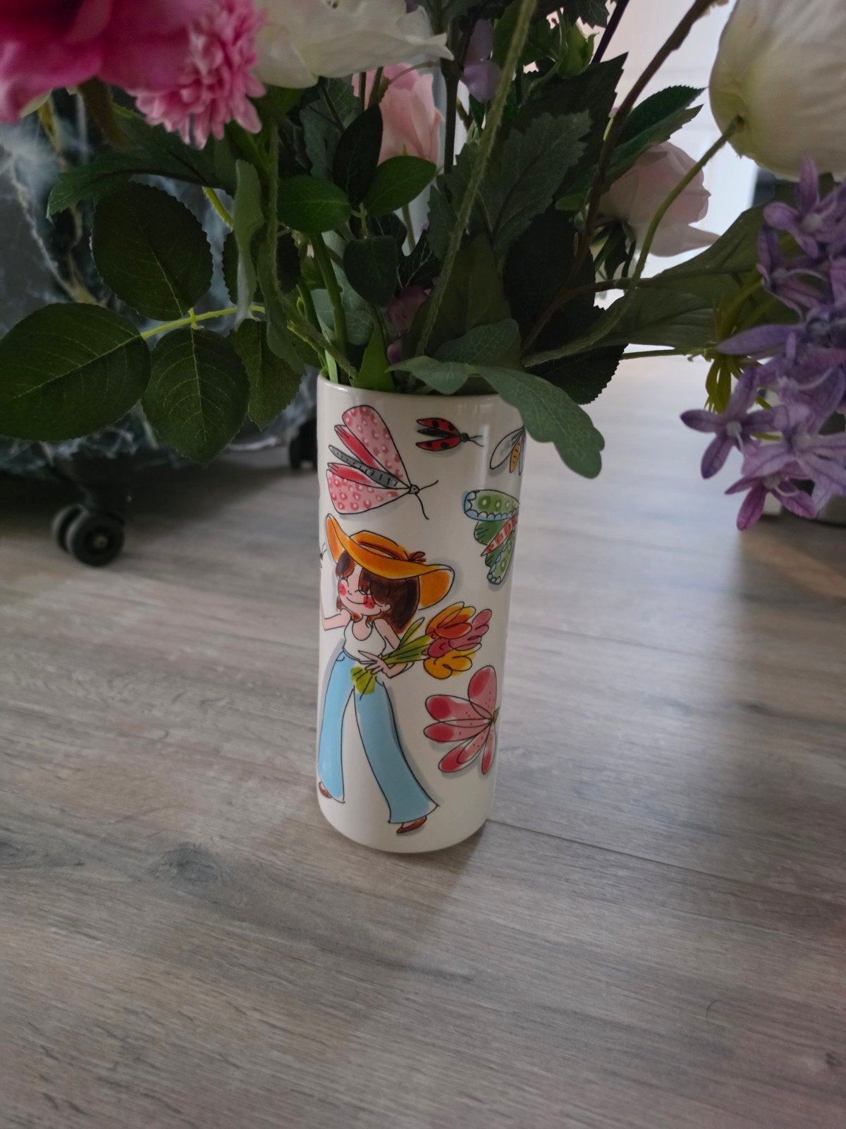 Blond Amsterdam Vaas - Nieuwstaat, Meerkleurig, Nieuw, Ophalen of Verzenden, Inclusief decoratie
