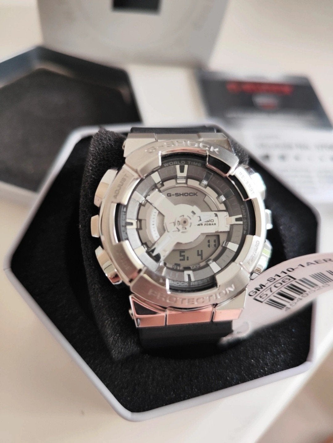 G-Shock GM-S110-1A, Ophalen of Verzenden, Nieuw, Zwart, Casio G-Shock