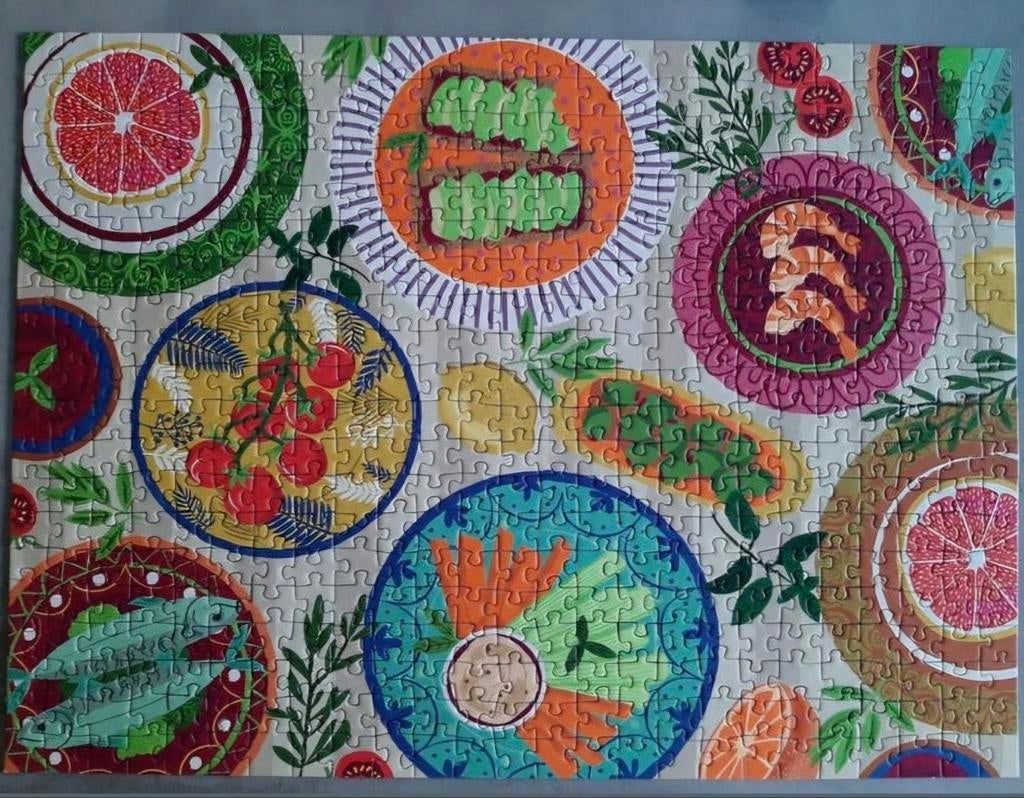Ravensburger Legpuzzel 500 stukjes - Culinaire Delights, Hobby en Vrije tijd, Ophalen of Verzenden, 500 t/m 1500 stukjes, Zo goed als nieuw
