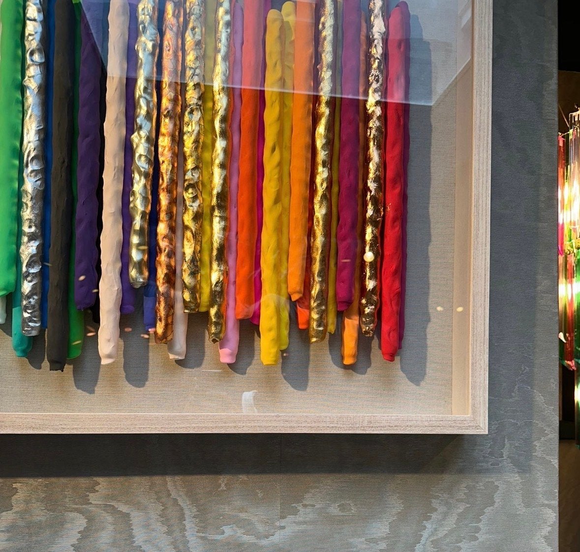 Decor Amsterdam Kleurrijk 3D Kunstwerk in lijst, Ophalen