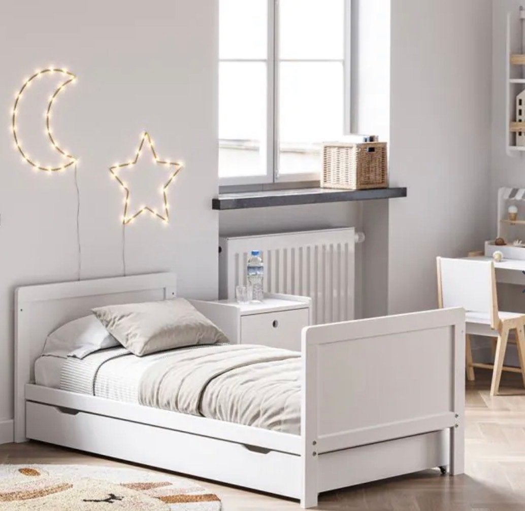 Petit Amelie meegroeibed inclusief matras, Kinderen en Baby's, Ophalen, 70 tot 85 cm, Zo goed als nieuw, Matras