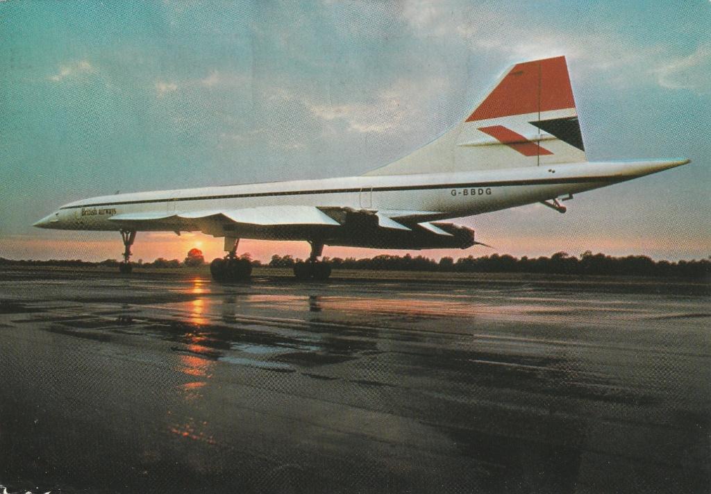 British Airways Concorde, Verzamelen, Luchtvaart en Vliegtuigspotten, Ophalen, Zo goed als nieuw, Kaart, Foto of Prent