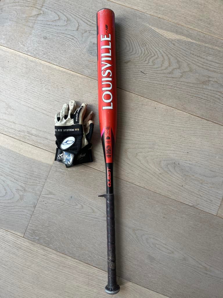 Louisville Slugger Knots en Slaghandschoenen 32 inch/-12, Ophalen, Gebruikt, Knuppel