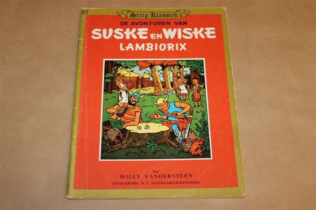 Lambiorix — Suske en Wiske van Vandersteen, Facsimile 1950, Boeken, Eén stripboek, Ophalen of Verzenden, Gelezen