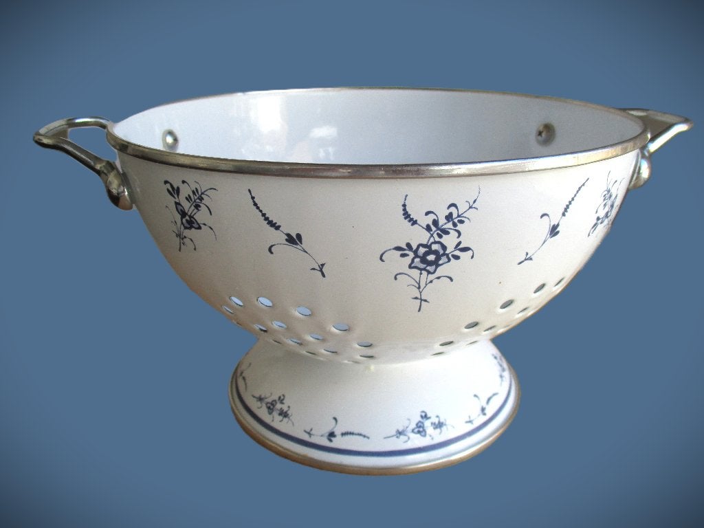 Villeroy en Boch Vergiet~Geëmailleerd~V&B~Vieux Luxembourg, Huis en Inrichting, Ophalen of Verzenden, Zo goed als nieuw, Overige materialen