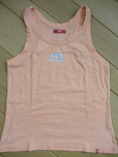 EDC by ESPRIT top oranje maat L, Kleding | Dames, Tops, Zo goed als nieuw, Maat 38/40 (M), Oranje, Zonder mouw, Ophalen of Verzenden