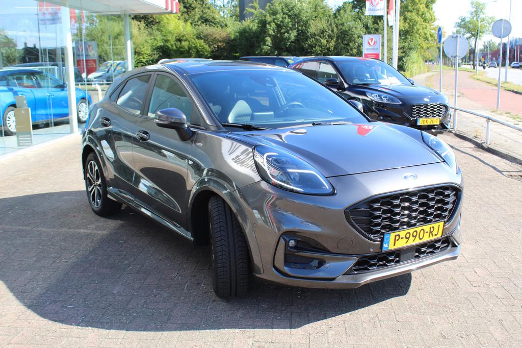 Ford Puma 1.0 125 pk EcoBoost Hybrid ST-Line X Winter Pack,, 12 maanden, Leder en Stof, Bedrijf, Hybride Elektrisch/Benzine