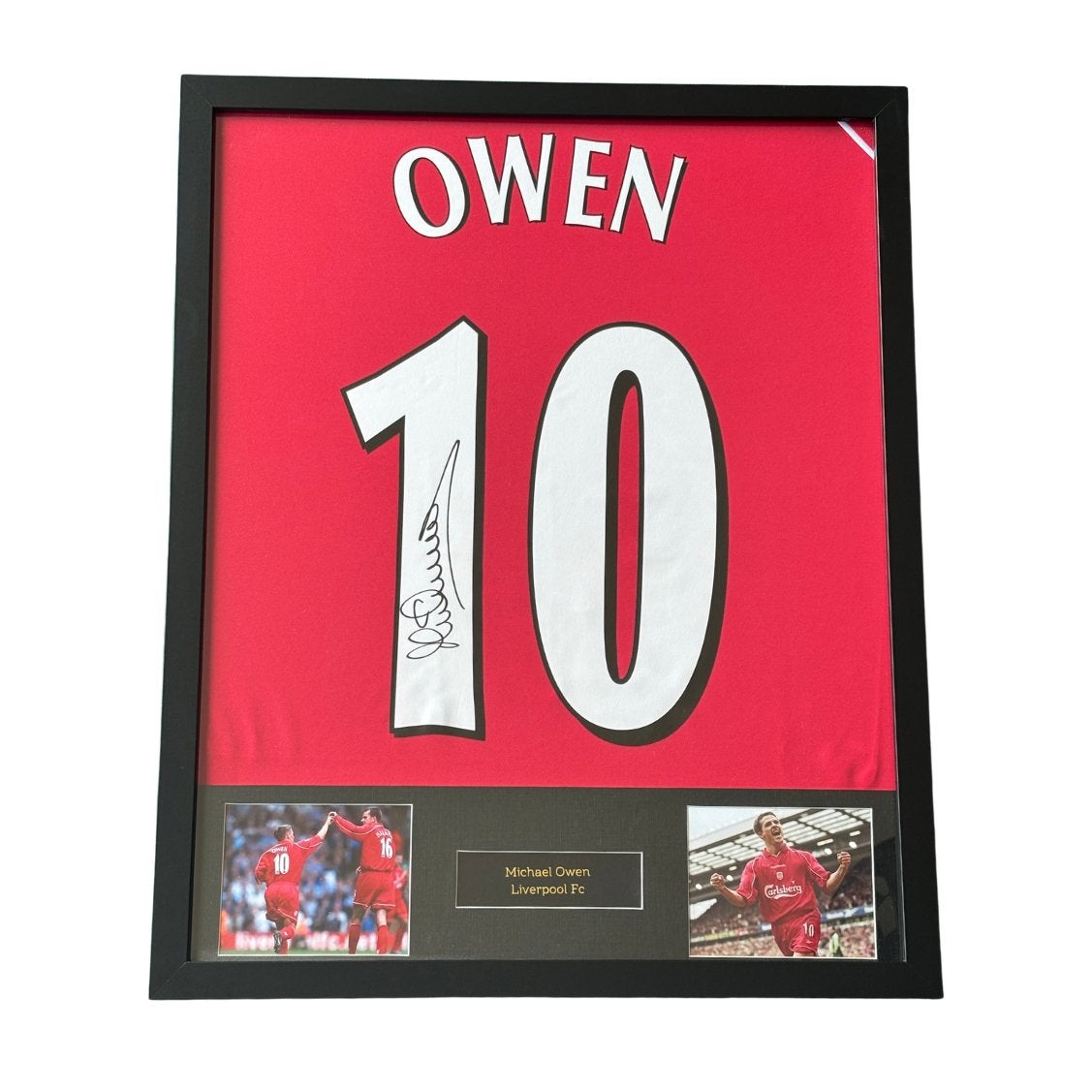 Michael Owen gesigneerd Liverpool thuisshirt, Verzamelen, Buitenlandse clubs, Shirt, Verzenden, 1695 CX, 28
