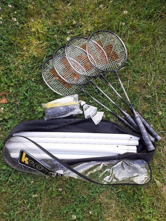 Complete Badminton set recreatie  voor 4 personen nieuw!, Ophalen of Verzenden, Nieuw, Racket(s)