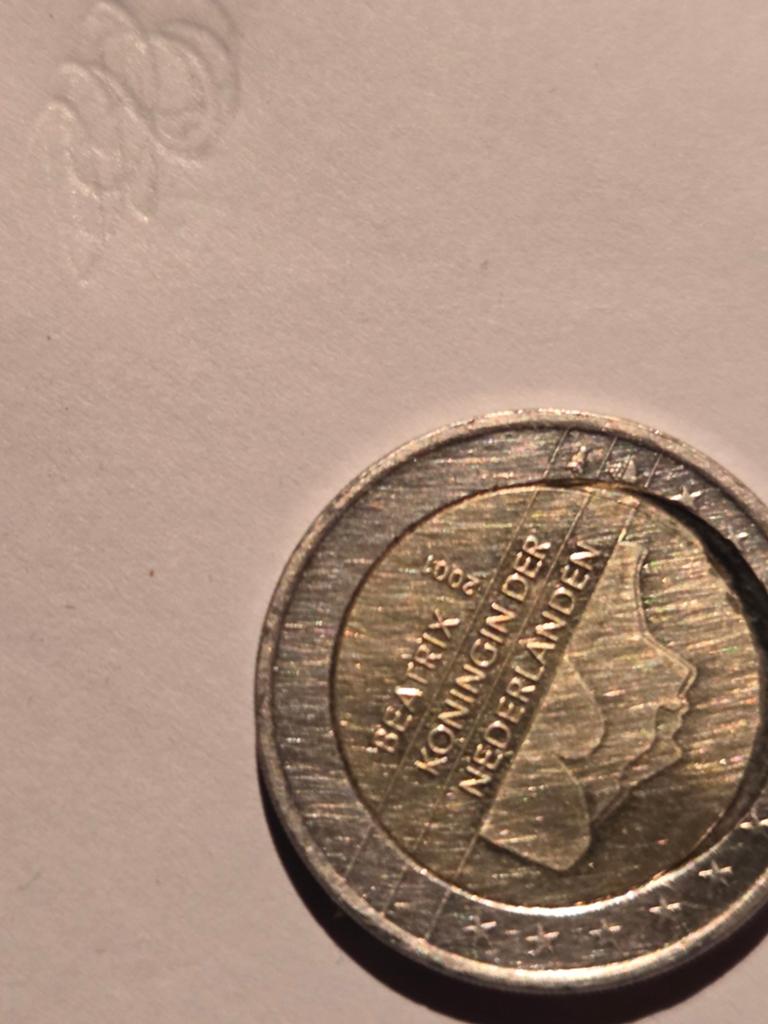 2 Euro munt Nederland 2001 Beatrix Koningin, Postzegels en Munten, Ophalen of Verzenden, Overige landen, 2 euro, Losse munt