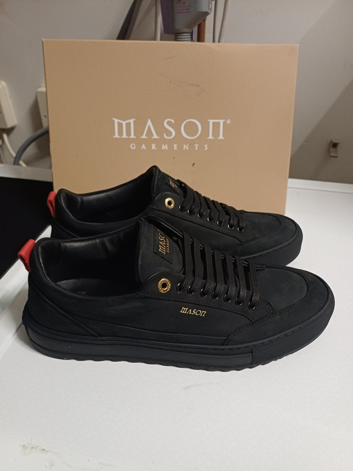 Mason Garments Tia Nabuk Black Sneakers - Maat 47, Zwart, Nieuw, Ophalen of Verzenden, Sneakers of Gympen