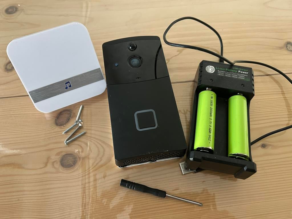 Tuya smart video deurbel, Ophalen of Verzenden, Bewegingsdetectiesensor, Gebruikt