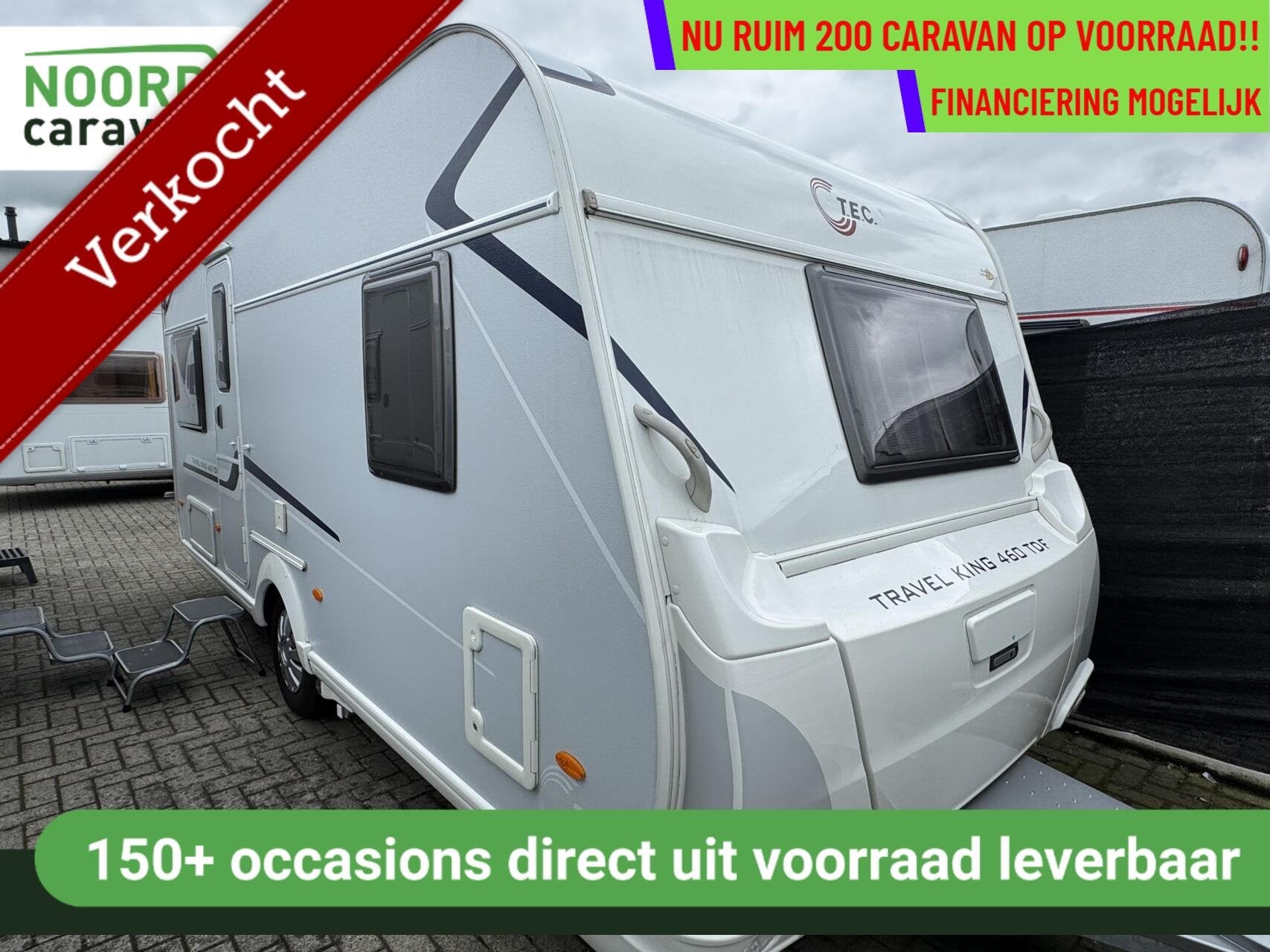 Tec TRAVEL KING 460 TDF, FRANSBED, RONDZIT, MOVER, VOORTENT, Caravans en Kamperen, Caravans, Mover, T.E.C., Rondzit, Bedrijf