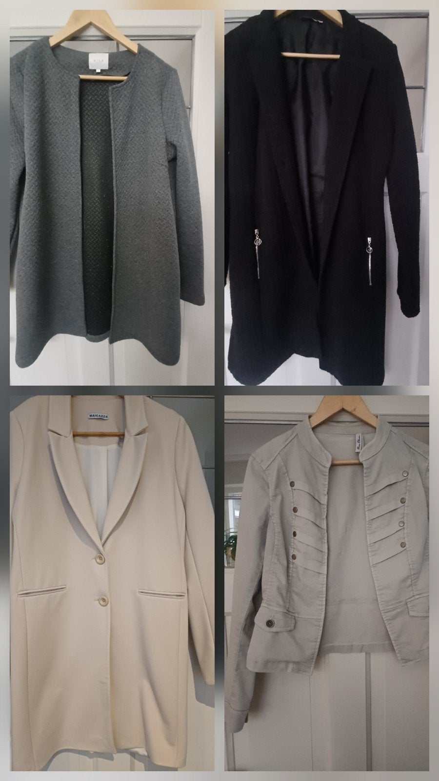 4  nette blazers/jasjes/vesten, Ophalen, Zo goed als nieuw, Maat 38/40 (M)