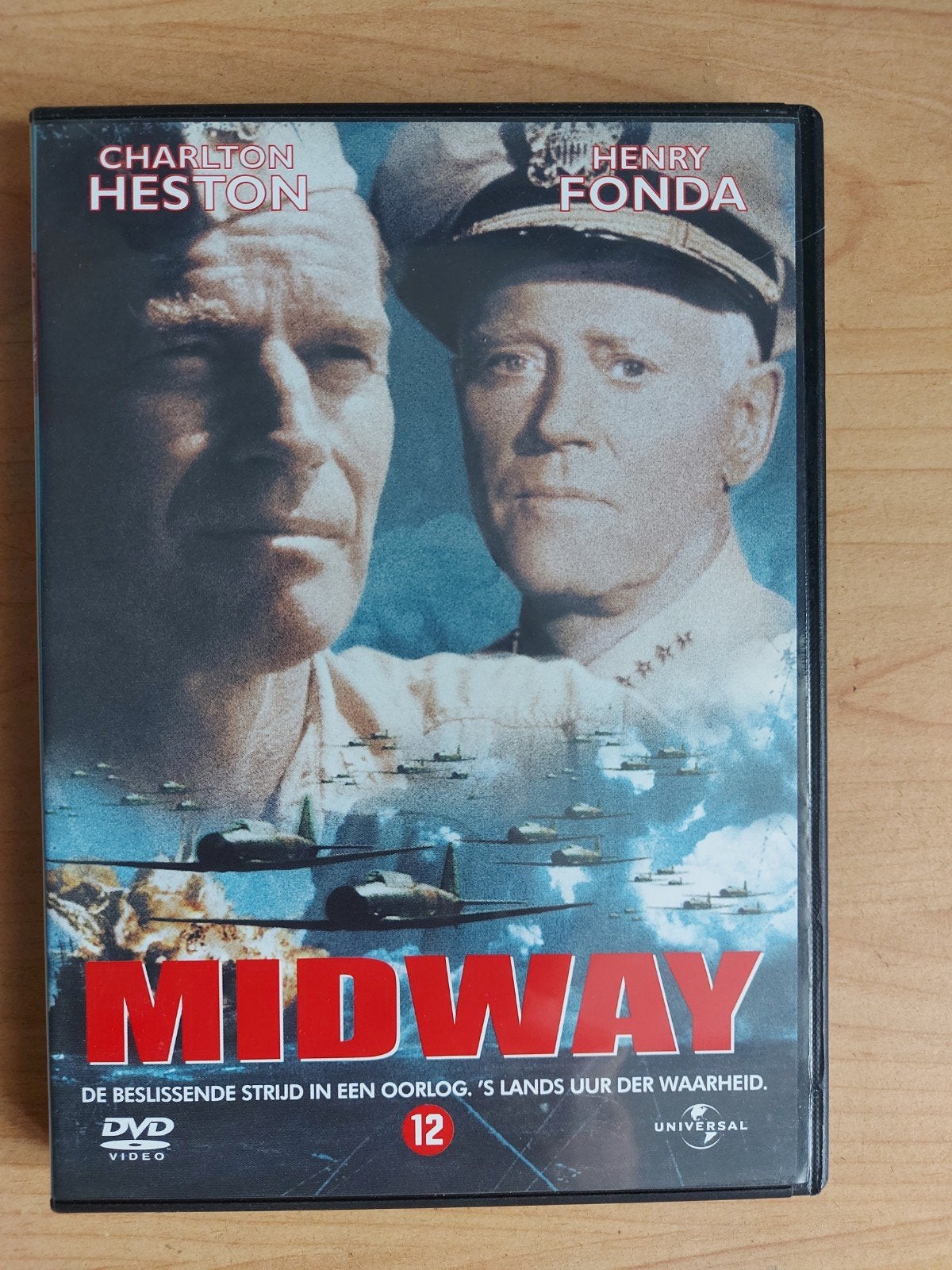 Midway - 1975 Charlton Heston Henry Fonda oorlogsfilm, Alle leeftijden, Ophalen of Verzenden, Zo goed als nieuw