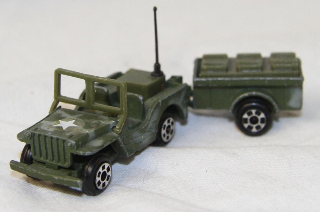 Zylmex Jeep car T432 met ahw en T410 Centurion tank, Hobby en Vrije tijd, Modelauto's | 1:87, Ophalen of Verzenden, Gebruikt, Overige typen