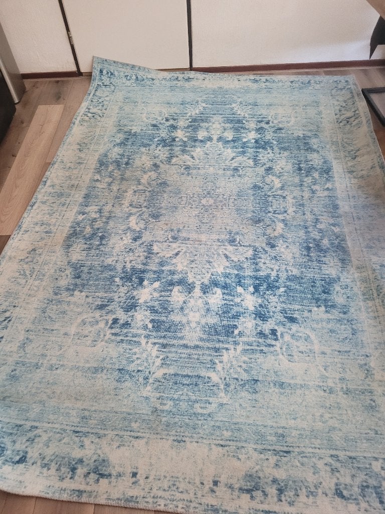 Vloerkleed (vintage), Ophalen, Gebruikt, Blauw, Vintage