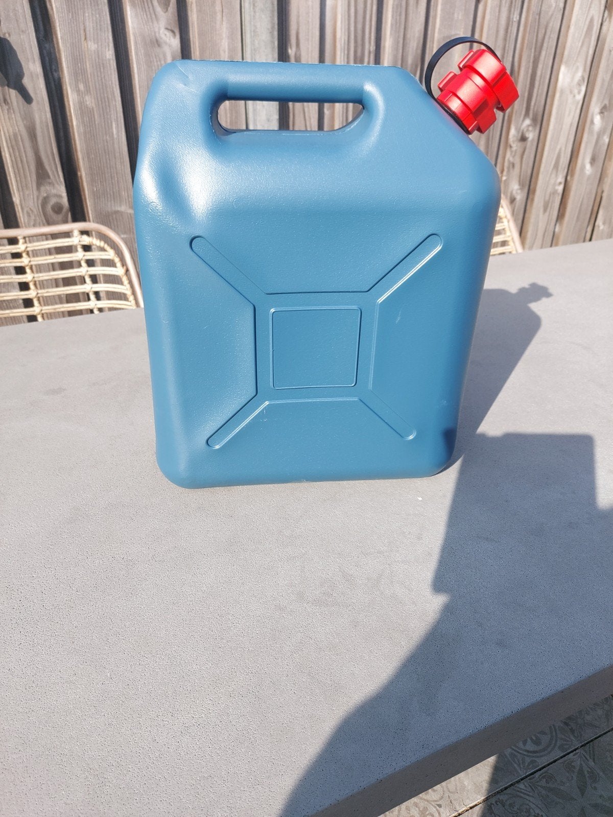 Jerrycan 20L met schenktuit - Blauw, Ophalen