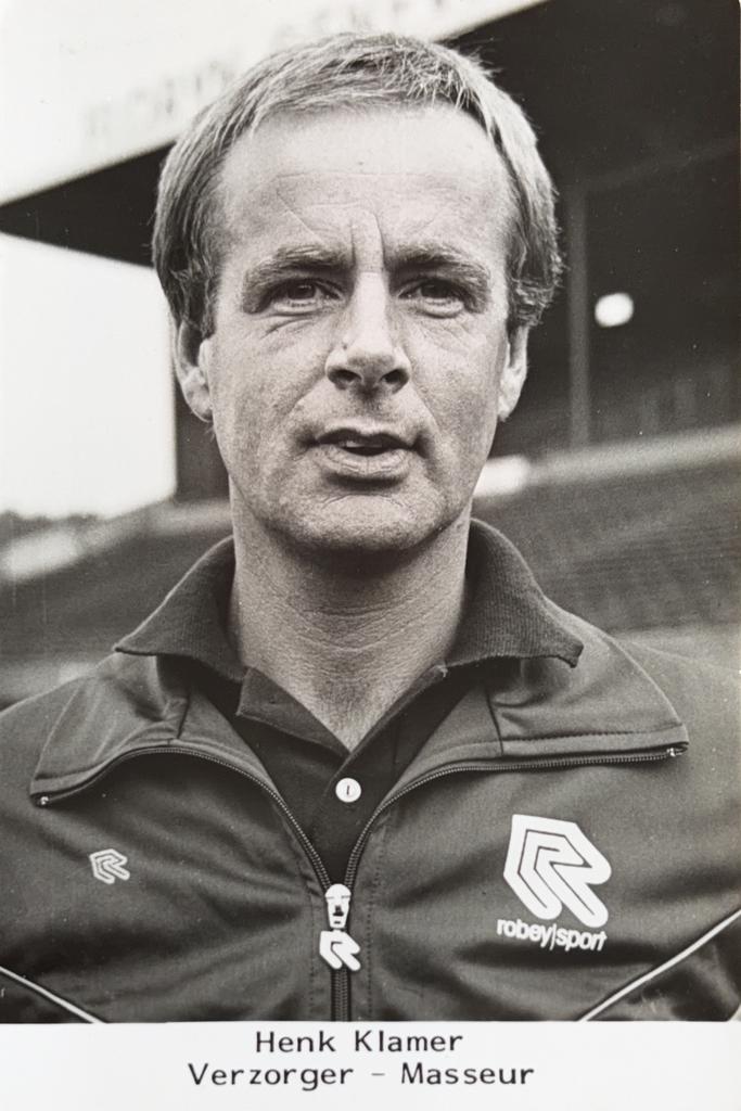 Spelerskaart Henk Klamer - Sparta Rotterdam - seizoen 85/86, Ophalen of Verzenden, Zo goed als nieuw, Sparta, Spelerskaart
