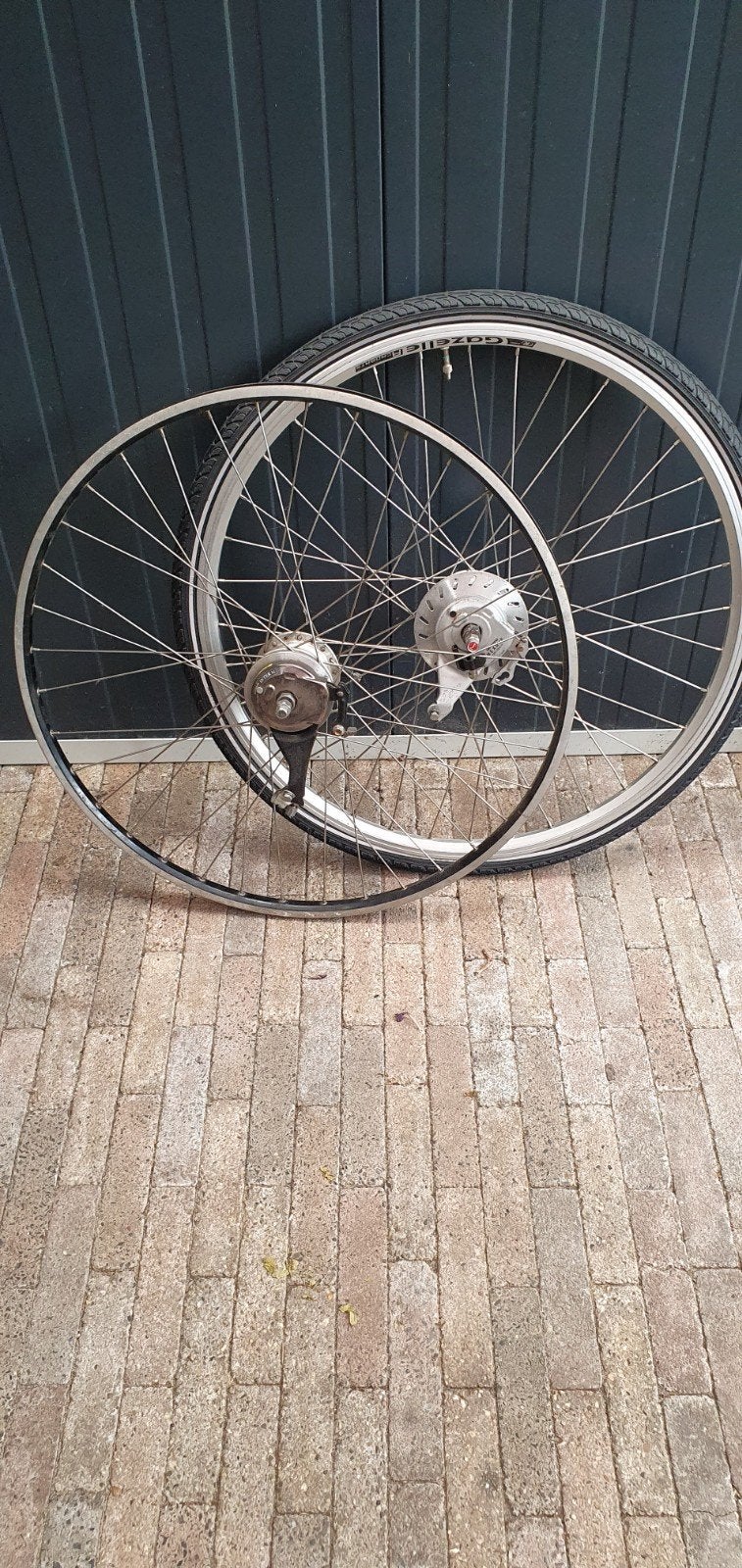 28 inch fietswielen met versnellingsnaven en naafdynamo's, Ophalen, Gebruikt, Elektrische fiets, Wiel