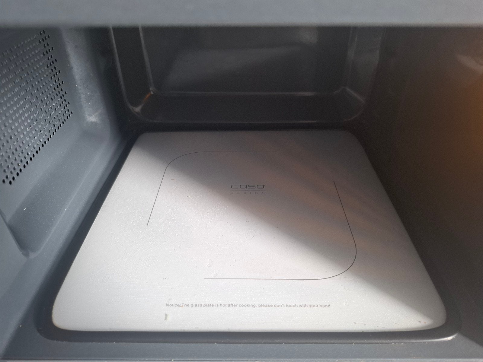Zo goed als nieuwe Caso Mikrotip Pro magnetron, Witgoed en Apparatuur, Ophalen of Verzenden