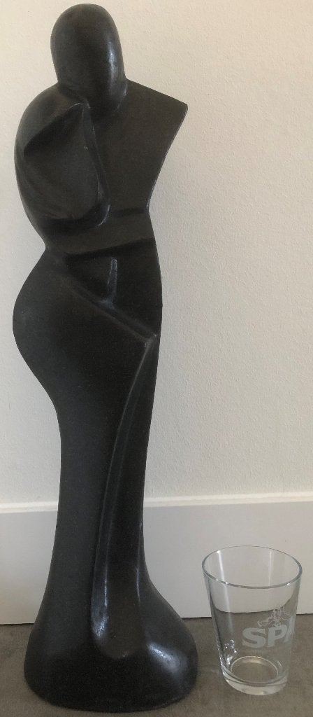 GROOT BEELD - MAN EN VROUW - 57 CM HOOG, Antiek en Kunst, Ophalen of Verzenden