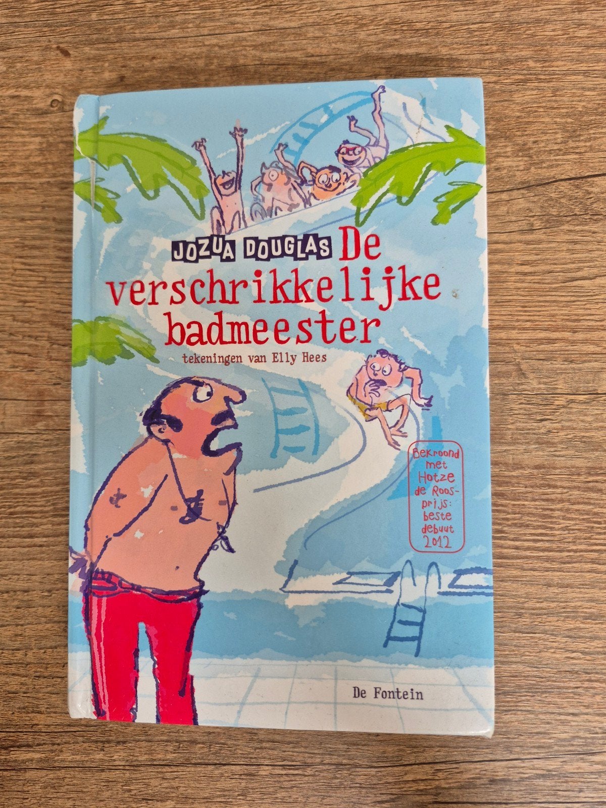 Jozua Douglas - De verschrikkelijke badmeester, Boeken, Kinderboeken | Jeugd | onder 10 jaar, Gelezen, Fictie algemeen, Ophalen of Verzenden