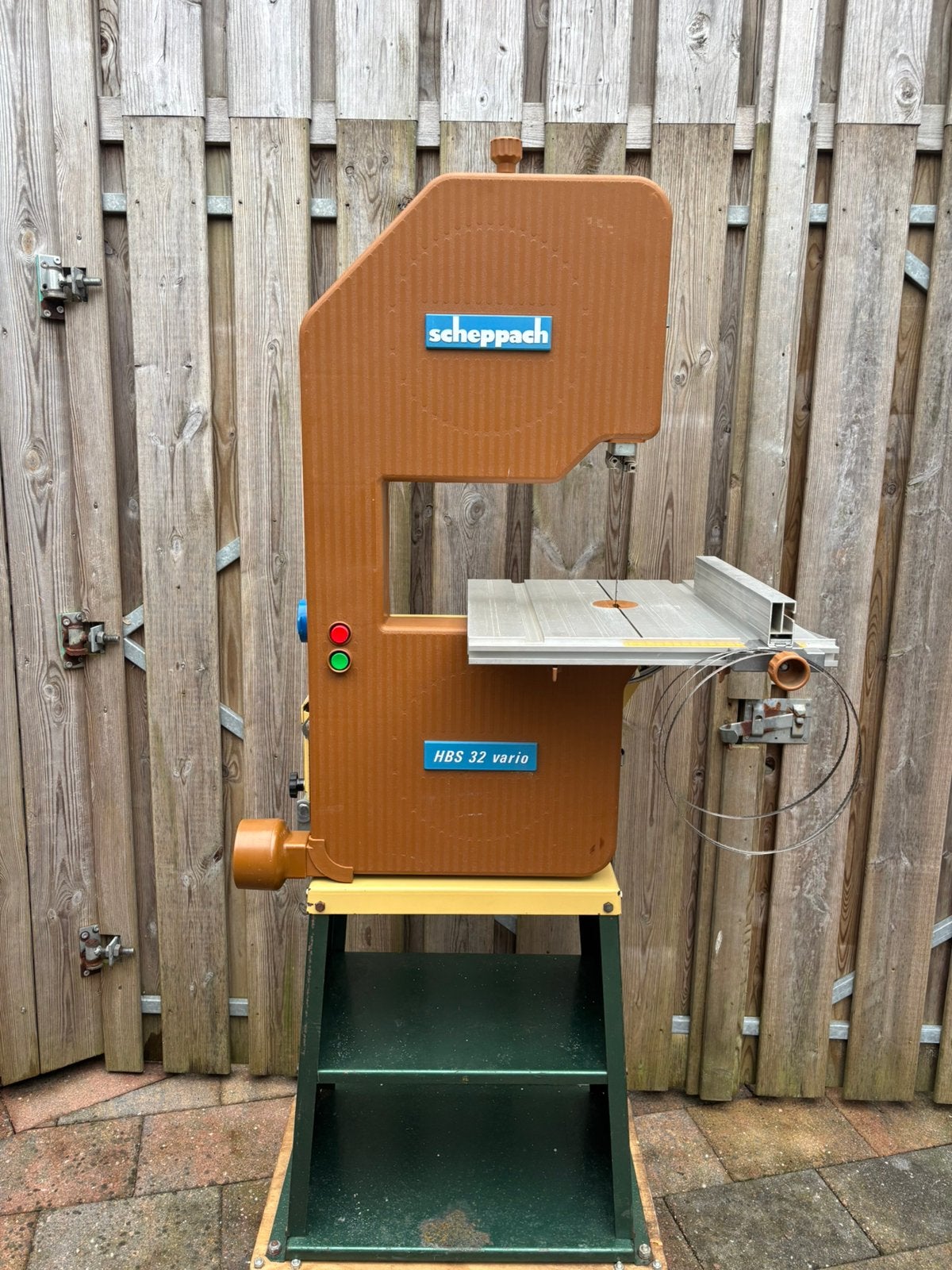 Scheppach hbs 32 lintzaagmachine, Doe-het-zelf en Verbouw, Ophalen, Gebruikt, Cirkelzaag, 70 mm of meer
