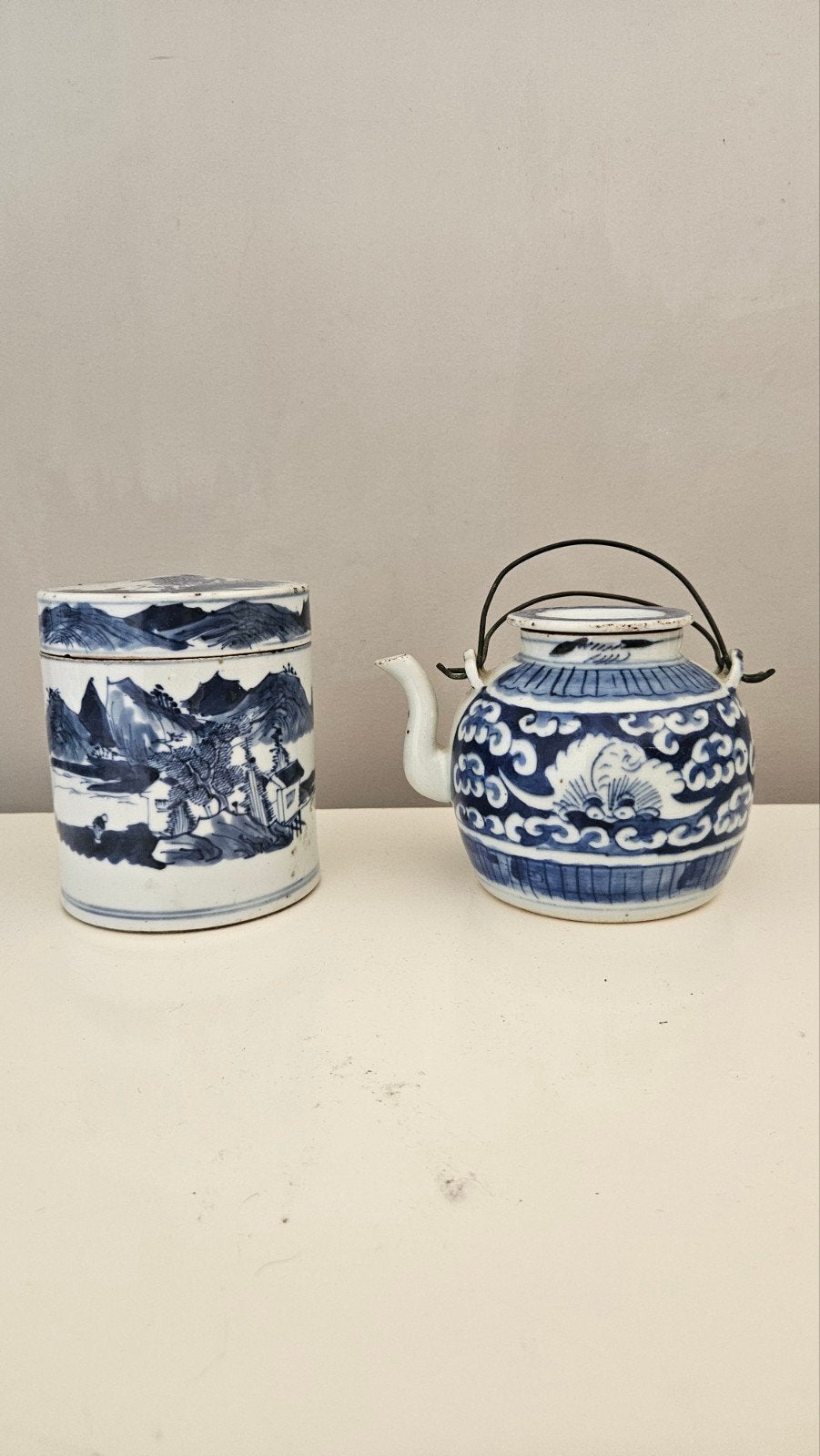 chinees theepotje en pot met deksel, Ophalen of Verzenden
