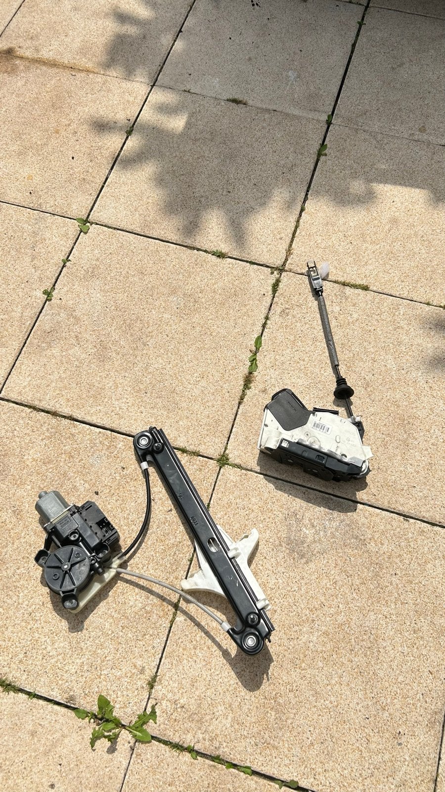 Raammechaniek Volkswagen Polo 2012 Rechter Achterdeur, Auto-onderdelen, Ophalen of Verzenden, Gebruikt, Volkswagen
